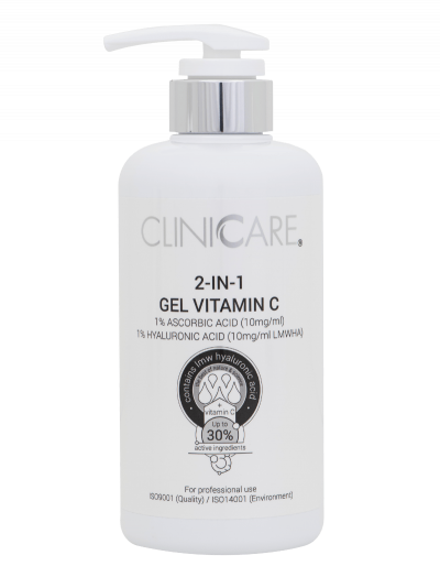 Cliniccaer 2 in 1 Gel Vitamin C Bottle