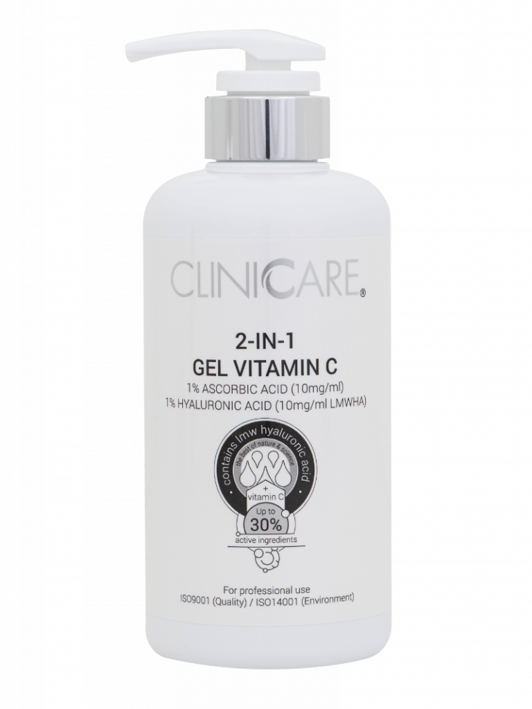 Cliniccaer 2 in 1 Gel Vitamin C Bottle