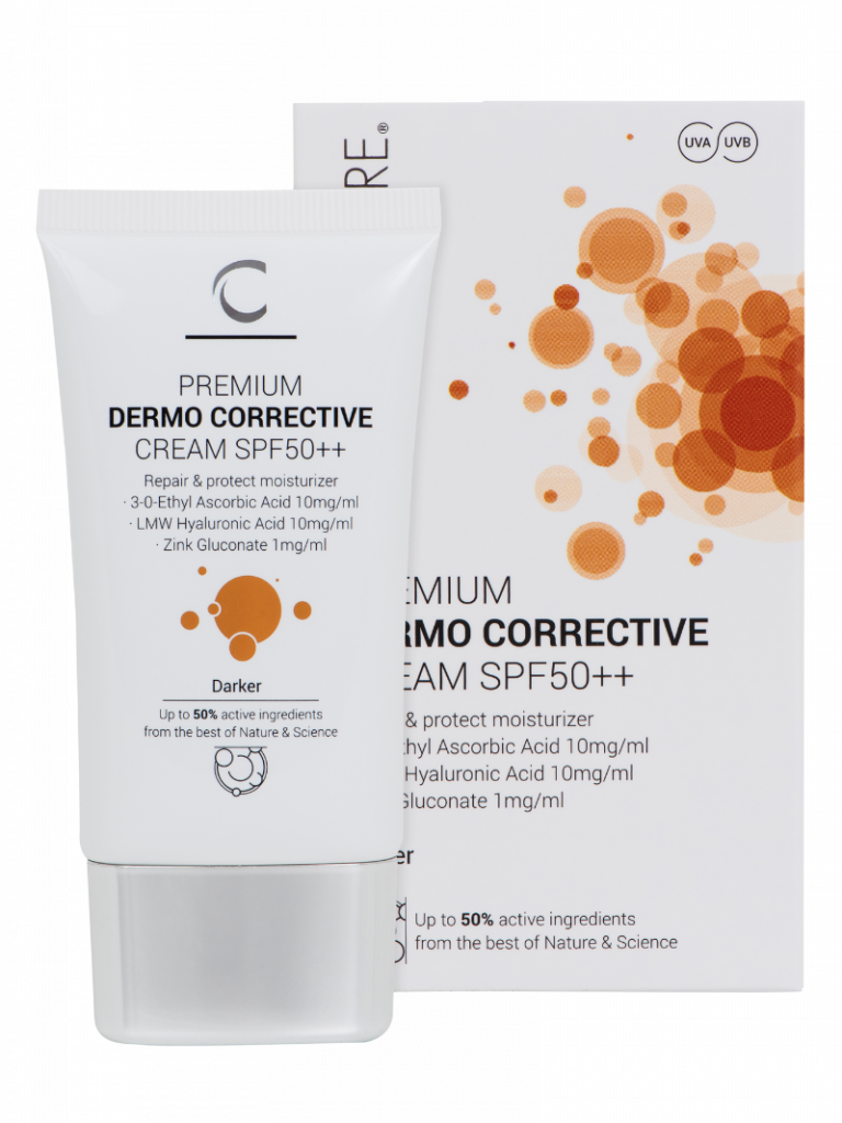 Cliniccare Dermo Corrective Cream Dark Bottle Box