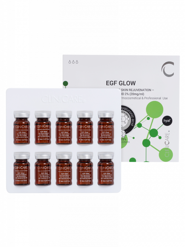Cliniccare EGF Glow Vial Bottle Box