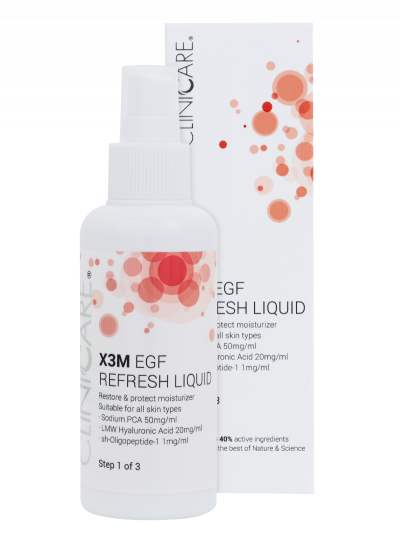 Cliniccare EGF Refresh Liquid Moisturizer Bottle Box