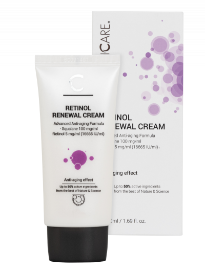 Cliniccare Retinol Renewal Cream Bottle Box